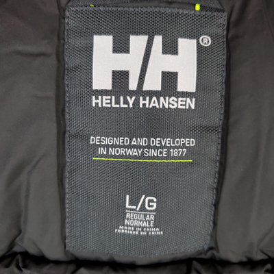 Pre-owned Helly Hansen $350 Mens Size Large Primaloft Waterproof Jacket Hellytech Coat In Green