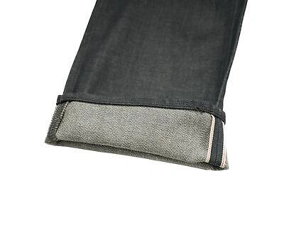 Pre-owned Momotaro $315 14oz Gray Selvedge Denim Jeans Natural Tapered 0605-70g 35