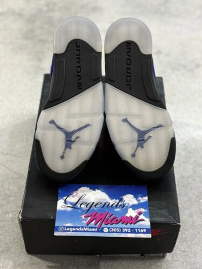 Pre-owned Jordan Nike Air  5 Alternate Grape - 136027-500 Og V Retro Clean Purple -size 8.5