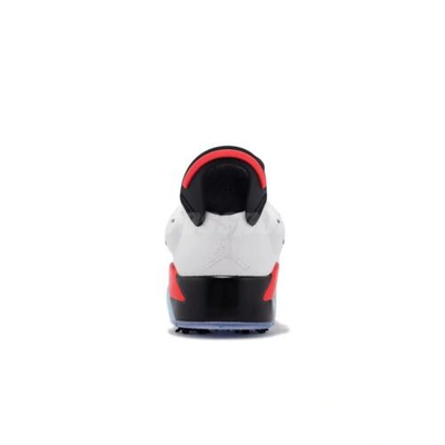 Pre-owned Jordan Nike  Retro 6 Golf Vi White Infrared Black Men Spike Shoes Dv1376-106