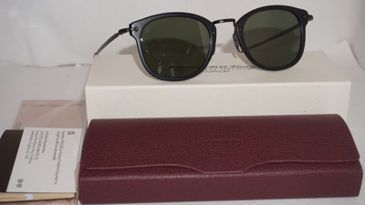 Pre-owned Oliver Peoples Sunglasses Op-506 Semi Matte Black G15 Ov5350s 146552 49 22 140 In Green