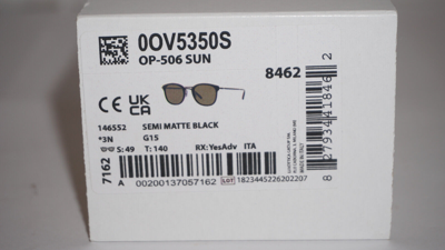 Pre-owned Oliver Peoples Sunglasses Op-506 Semi Matte Black G15 Ov5350s 146552 49 22 140 In Green