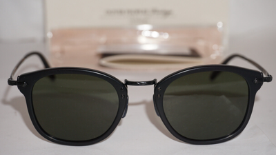 Pre-owned Oliver Peoples Sunglasses Op-506 Semi Matte Black G15 Ov5350s 146552 49 22 140 In Green