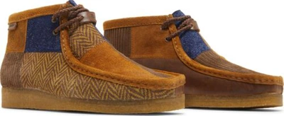 Pre-owned Clarks [26168691] Mens  Originals Wallabee 2.0 'bodega Heritage Patchwork' In Multi/patch