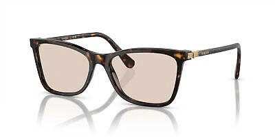 Pre-owned Swarovski Sk 6004 Havana/light Brown 55/16/140 Women Sunglasses