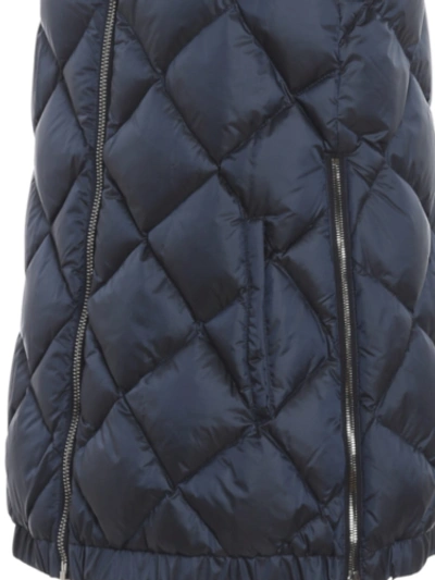 Pre-owned Max Mara Women's 'the Cube' Tregil Blue Gilet Puffer Vest Msrp $1250