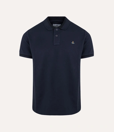 Shop Vivienne Westwood Classic Polo In Navy