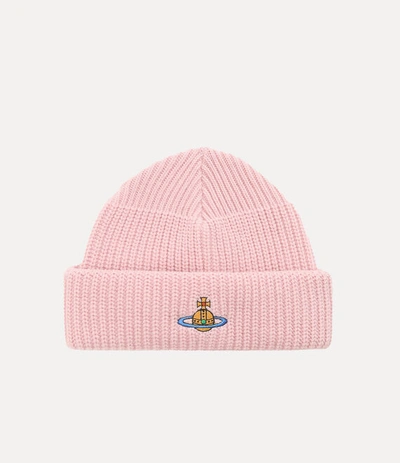 Vivienne Westwood Sporty Beanie In Pink
