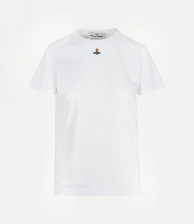 Shop Vivienne Westwood Orb Peru' T-shirt In White