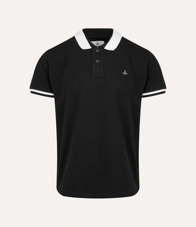 Shop Vivienne Westwood Classic Polo In Black