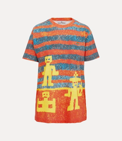 Shop Vivienne Westwood Classic T-shirt In Orange
