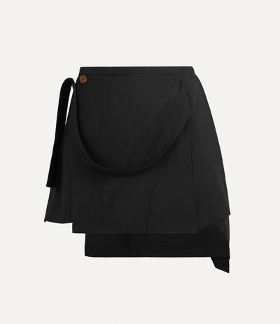 Shop Vivienne Westwood Meghan Kilt In Black