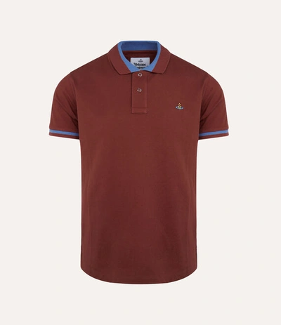 Shop Vivienne Westwood Classic Polo In Siena-red