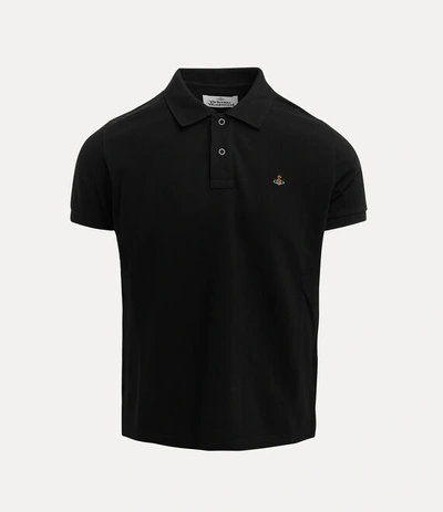 Shop Vivienne Westwood Classic Polo In Black