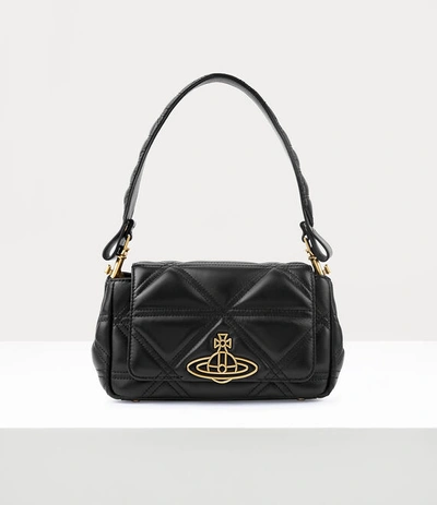 Shop Vivienne Westwood Hazel Medium Handbag In Black
