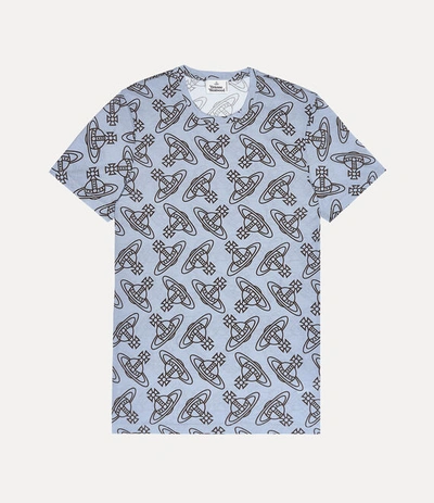 Shop Vivienne Westwood Orb Allover Undershirt In Grey