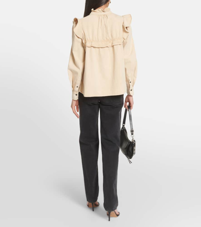 Isabel Marant Étoile Beige Idety Shirt In Nude