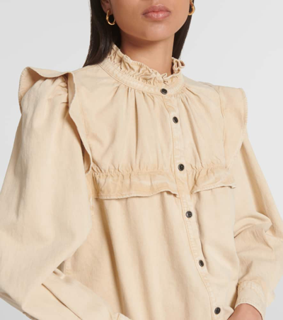 Isabel Marant Étoile Beige Idety Shirt In Nude