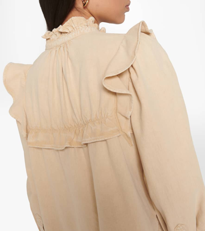 Isabel Marant Étoile Beige Idety Shirt In Nude