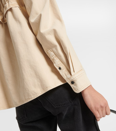Isabel Marant Étoile Beige Idety Shirt In Nude