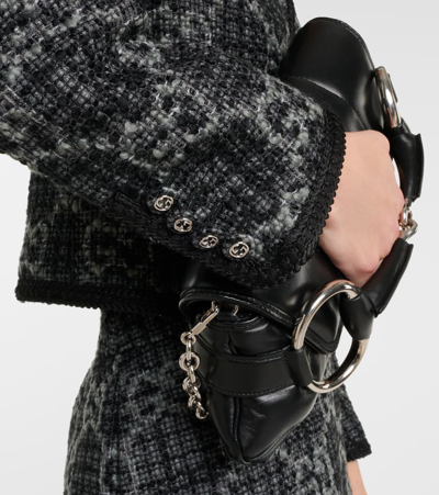 Gucci Gg Single-breasted Wool-blend Tweed Jacket In Multicoloured