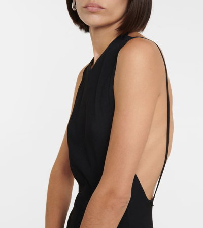Khaite Teri Cutout Maxi Dress In Black