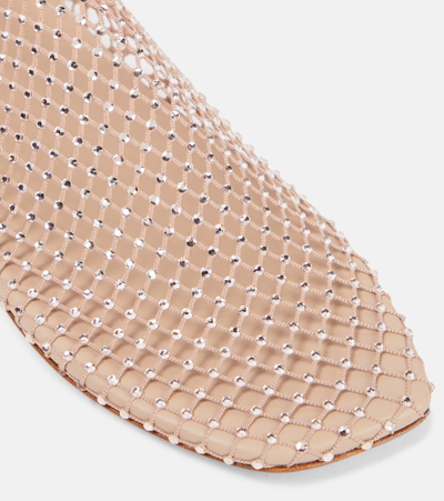 Shop Christopher Esber Minette Crystal-embellished Flats In Pink