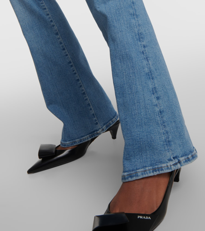 7 For All Mankind Mid-rise Bootcut Jeans In Blue
