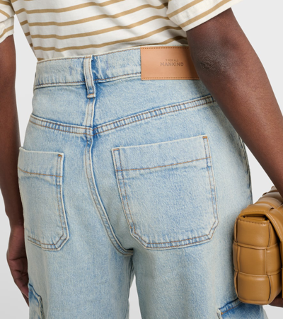 7 For All Mankind Scout Cargo Jeans In Blue