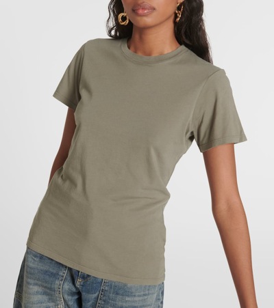 Shop Nili Lotan Mariela Cotton Jersey T-shirt In Green
