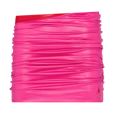 Pre-owned Attico The  Mini Skirt 'fuchsia' In Pink