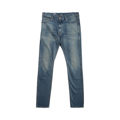 Pre-owned Celine Low Rise Skinny Jeans 'trail Wash' In Blue