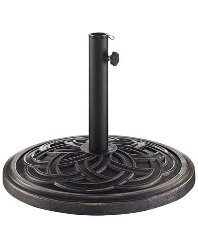 Hewson Circle Weave Round Umbrella Base