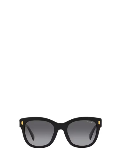 Shop Ralph By Ralph Lauren Eyewear Oval Frame Sunglasses In Black