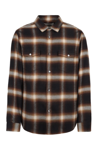 Shop Frame Checked Flannel Shirt In Multi