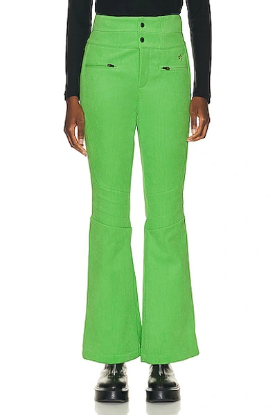 Shop Perfect Moment Aurora Flare Pant In Pear Green