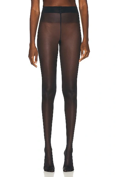 Shop Wolford Satin Touch Tights In Admiral