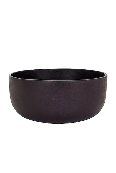 Shop Hunting Season Molded Leather Bowl In Black