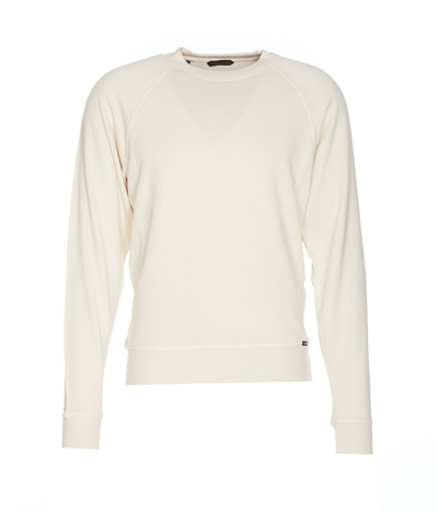 Shop Tom Ford Crewneck Long In White