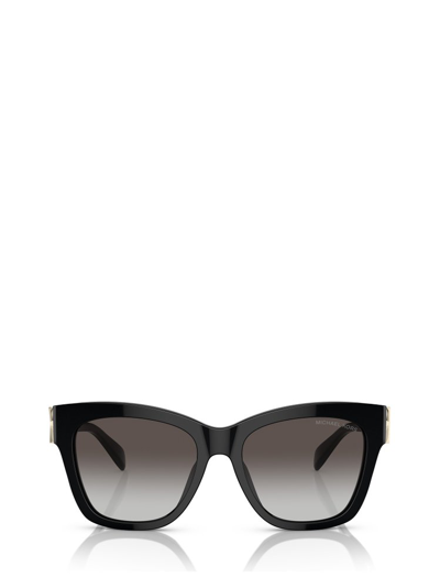 Shop Michael Kors Eyewear Empire Square Frame Sunglasses In Black