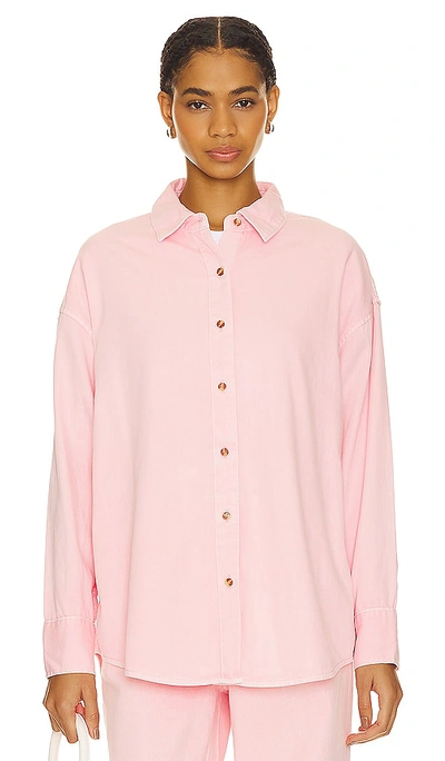 Shop Favorite Daughter The Ex Boyfriend Shirt In Pink