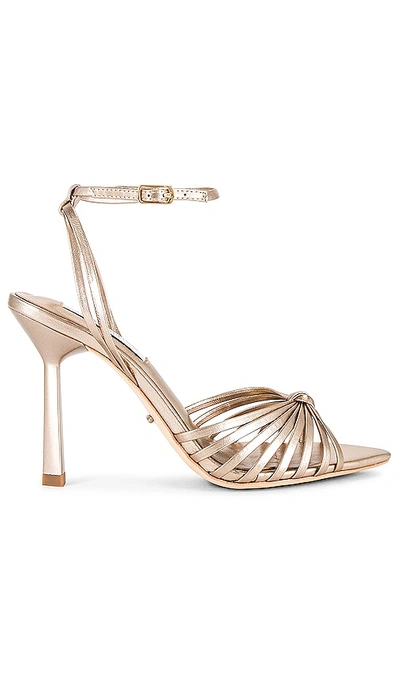 Tony Bianco Lixin Heel In Amber Nappa Metallic