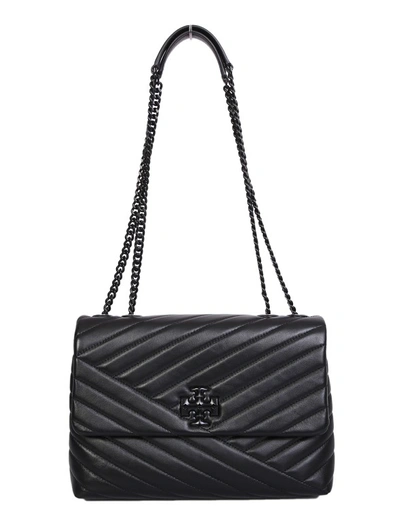 Shop Tory Burch Kira Quilted Bag In Black