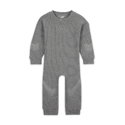 Shop Nike Readyset Baby Coveralls In Grey