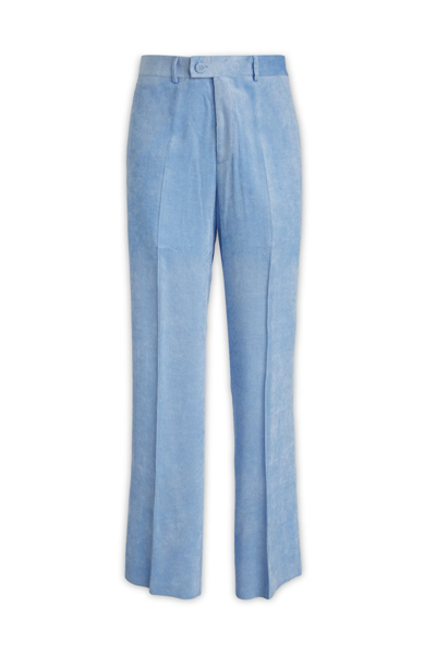 Shop Dior Homme X Erl Loose Pants In Blue