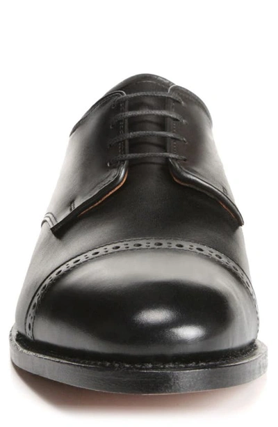 Shop Allen Edmonds Boulevard Cap Toe Derby In Black