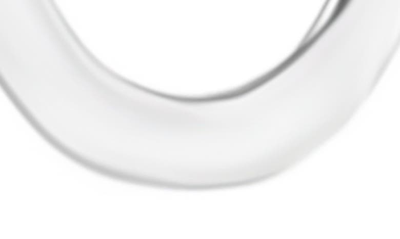Shop Argento Vivo Sterling Silver Oval Hoop Earrings In Silver