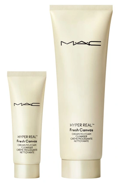 Shop Mac Cosmetics Hyper Real™ Fresh Canvas Cream-to-foam Cleanser In Regular