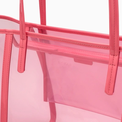 Shop By Far Club Lipstick Tote Bag In Pink