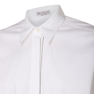 Shop Brunello Cucinelli Shirts White